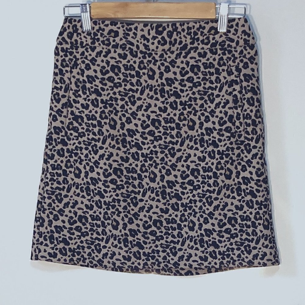 LOFT NWOT SZ SP Cheetah Animal Print Mini Skirt Retro Y2K Modern Party Timeless
